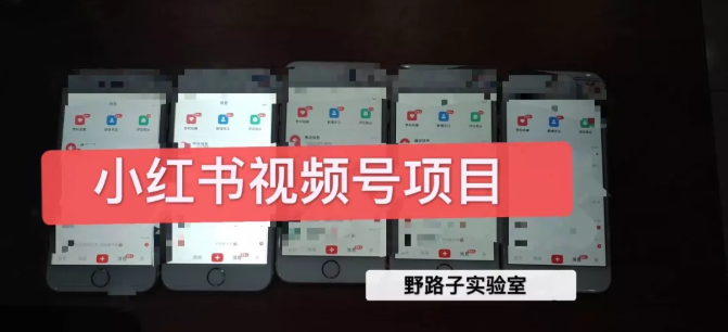野路子小红书视频号1.0项目，直接上手操作就能赚钱的视频号项目-千羽资源库