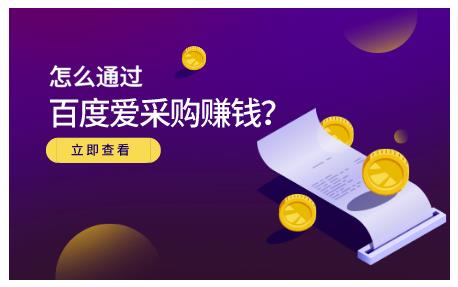 大王·怎么通过百度爱采购赚钱，已经通过百度爱采购完成200多万的销量-千羽资源库