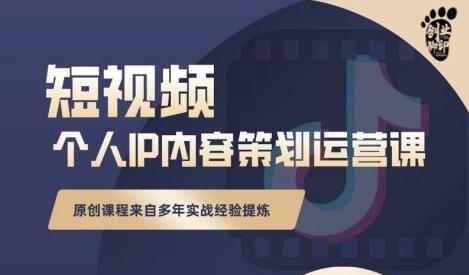 抖音短视频个人ip内容策划实操课，真正做到普通人也能实行落地-千羽资源库