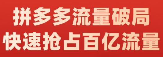 阿杰·拼多多流量破局:如何打黑标，爆款的思路，拼多多流量框架，快速抢占百亿流量-千羽资源库