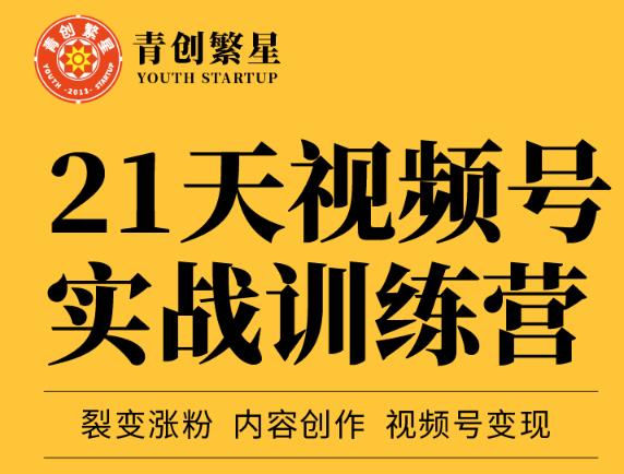 张萌21天视频号实战训练营，裂变涨粉、内容创作、视频号变现 价值298元-千羽资源库