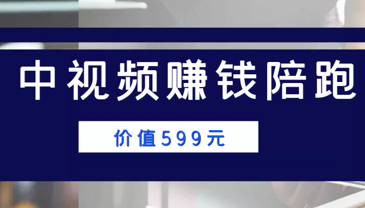 中视频赚钱陪跑，卖中视频账户赚钱收益陪跑项目（价值599元）-千羽资源库