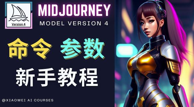 Midjourney新手入门教程，轻松创作顶级图像，命令参数-新手教程-千羽资源库