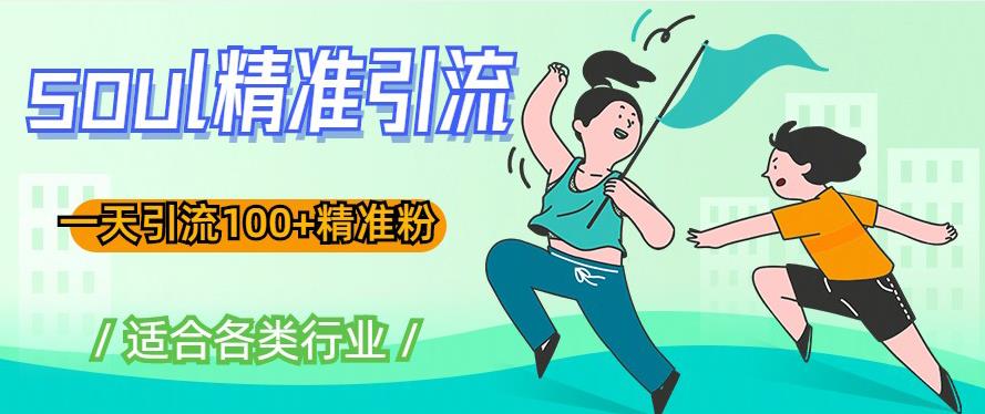 soul精准引流系列课程，一天引流100+精准粉，适合各类行业-千羽资源库