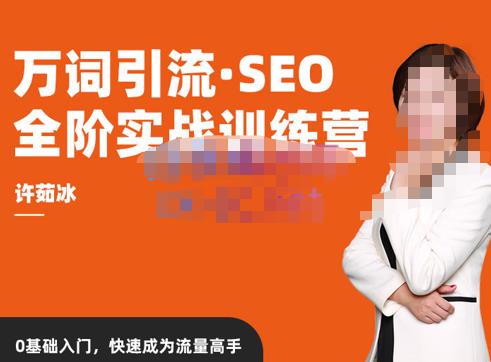 许茹冰·万词引流-SEO全阶实战训练营，0基础入门，快速成为流量高手-千羽资源库