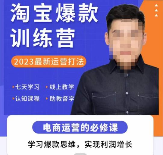 爱上黄昏·淘宝爆款训练营，2023最新运营打法，学习爆款思维，实现利润增长-千羽资源库