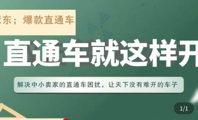 冠东·淘系直通车保姆级教程，全面讲解直通车就那么简单-千羽资源库