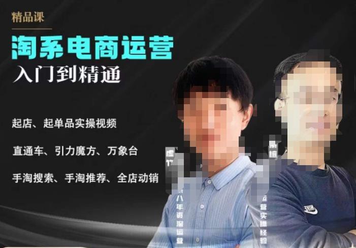 2023手淘搜索实操课+体系化课程，​起店起单品实操视频课程-千羽资源库