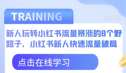 新人玩转小红书流量暴涨的8个野路子，小红书新人快速流量破局-千羽资源库