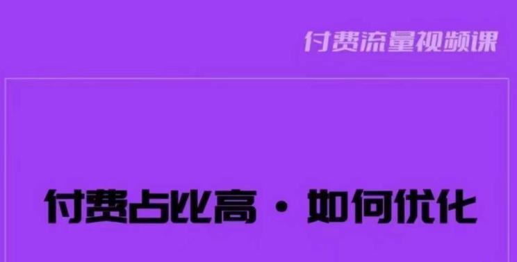 波波-付费占比高，如何优化？只讲方法，不说废话，高效解决问题！-千羽资源库
