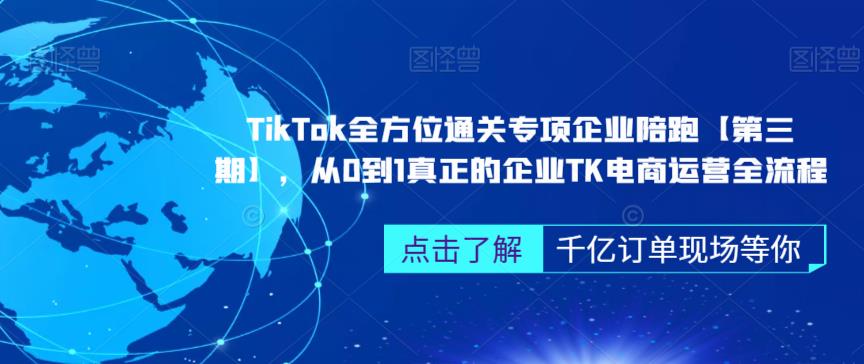 ‎TikTok全方位通关专项企业陪跑【第三期】，从0到1真正的企业TK电商运营全流程-千羽资源库
