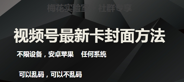 梅花实验室社群最新卡封面玩法3.0，不限设备，安卓苹果任何系统-千羽资源库