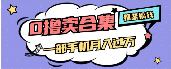 0撸项目月入过万，售卖全套ai工具合集，一单29.9元，一部手机即可【揭秘】-千羽资源库