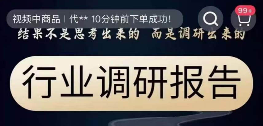 行业调研报告，结果不是思考出来的而是调研出来的-千羽资源库
