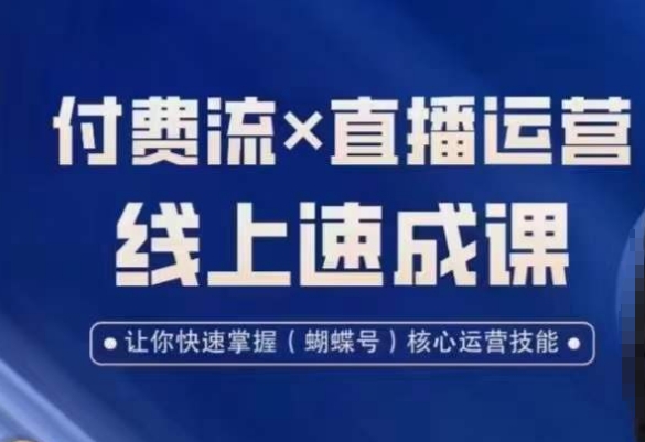 视频号付费流实操课程，付费流✖️直播运营速成课，让你快速掌握视频号核心运营技能-千羽资源库
