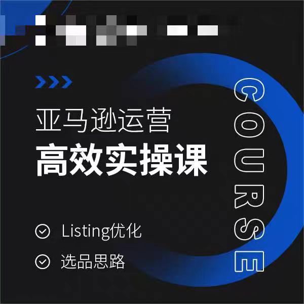 亚马逊运营高效实操课，Listing优化，选品思路-千羽资源库