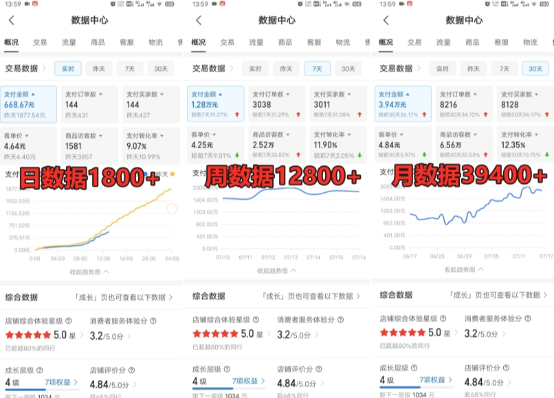 拼多多虚拟电商训练营月入30000+你也行，暴利稳定长久，副业首选-千羽资源库