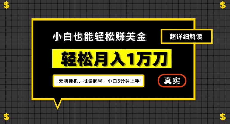 谷歌看广告撸美金2.0，无脑挂机，多号操作，月入1万刀【揭秘】-千羽资源库