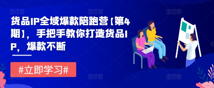 货品IP全域爆款陪跑营【第4期】，手把手教你打造货品IP，爆款不断-千羽资源库