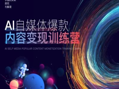 AI自媒体爆款内容变现训练营，20%底层逻辑，60%实操方法，20%案例拆解(即学即用)-千羽资源库