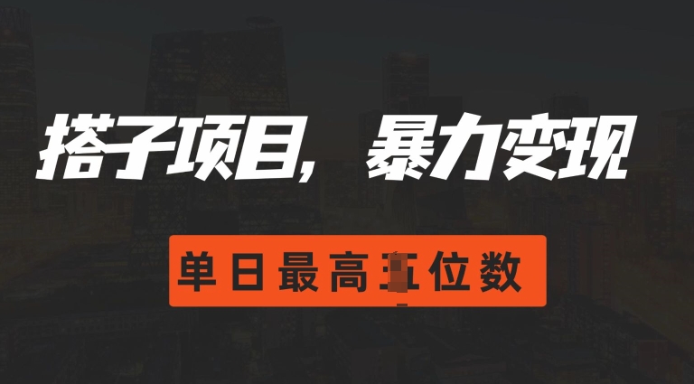2024搭子玩法，0门槛，暴力变现，单日最高破四位数【揭秘】-千羽资源库