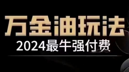 2024最牛强付费，万金油强付费玩法，干货满满，全程实操起飞（更新12月）-千羽资源库
